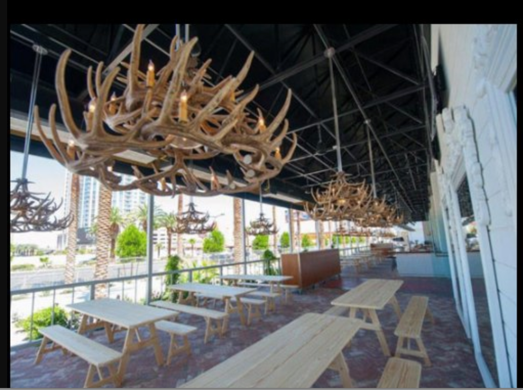 River Drive Faux Antler Chandelier, 42"W x 26"T