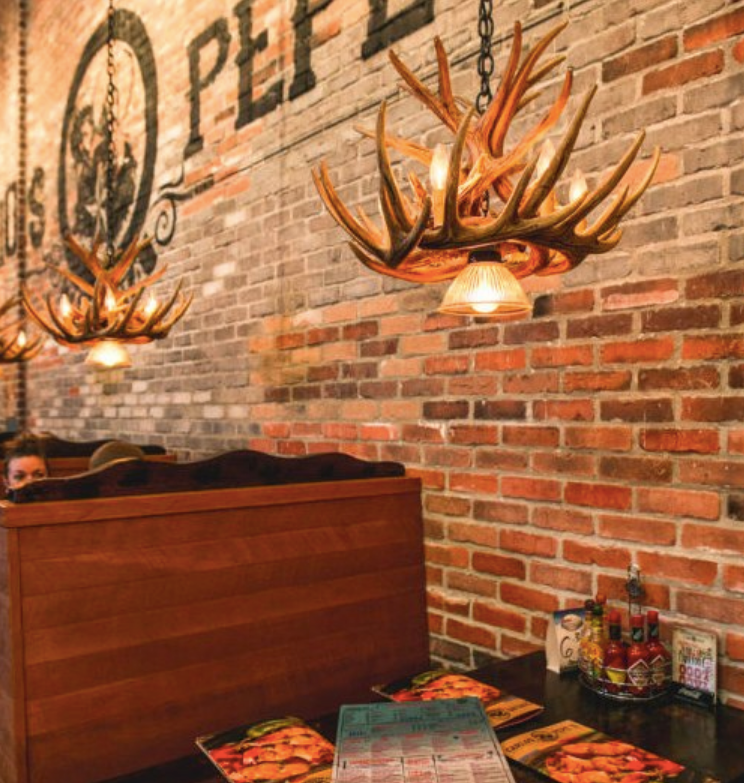 FAUX ANTLER CHANDELIER