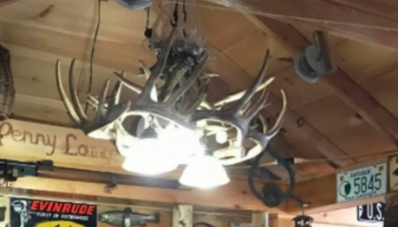 FAUX ANTLER CHANDELIER