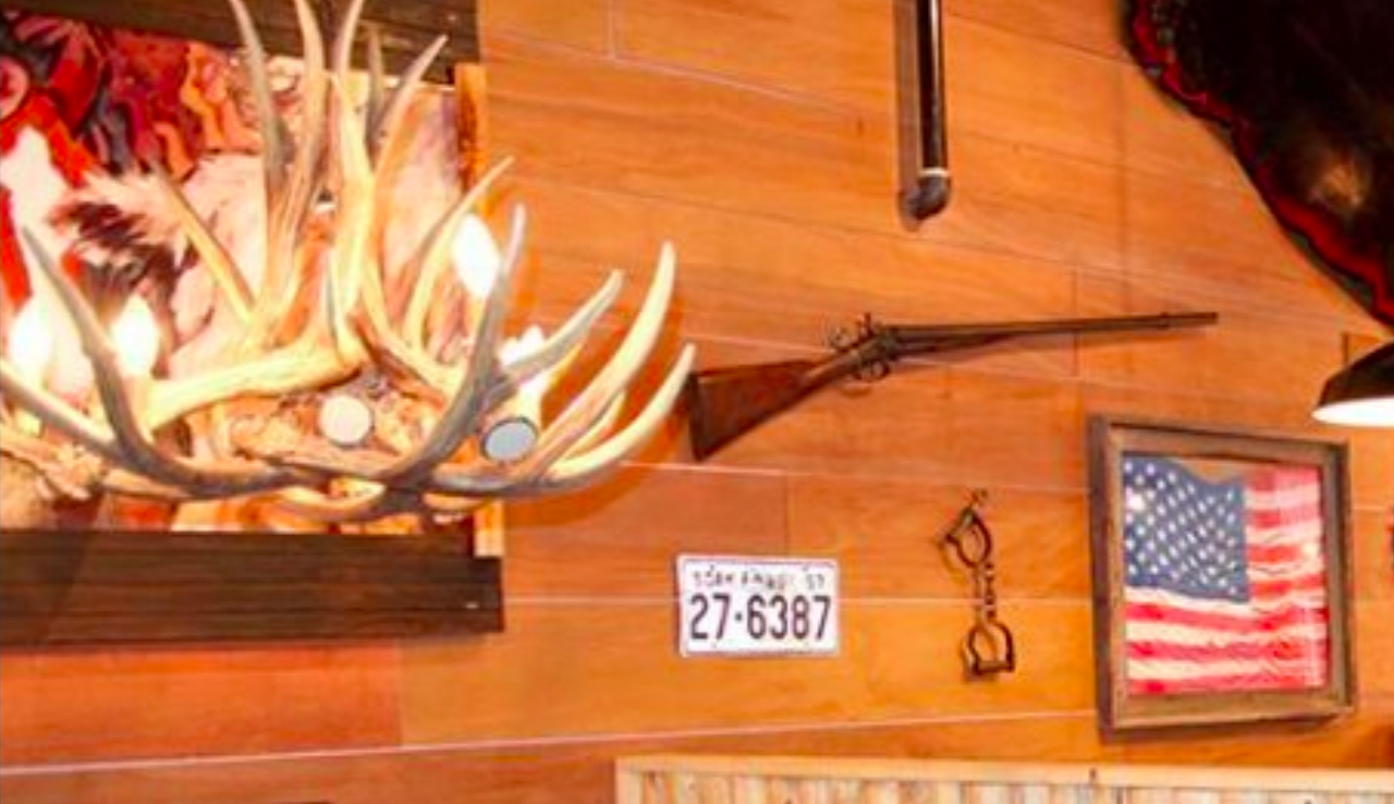 Kings Hill Faux Deer Antler Chandelier, 32"W x 20"T