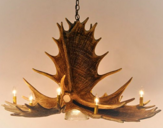 FAUX ANTLER CHANDELIER