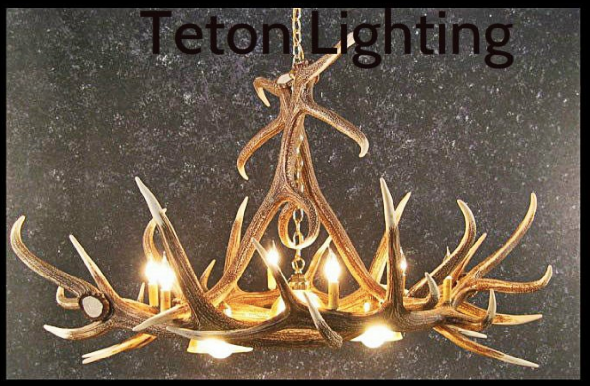 Growler Bull Faux Elk Antler Chandelier,60" L x 41"W x 30"T, 3 DL