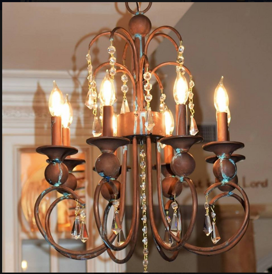 Kitchen Island Chandelier Lights Copper Pendant Ceiling Light Fixture Dining Room Antique Modern Elegant Unique Black Hanging Lamps Wall Sconce Indoor Outdoor Electric Lanterns Crystal