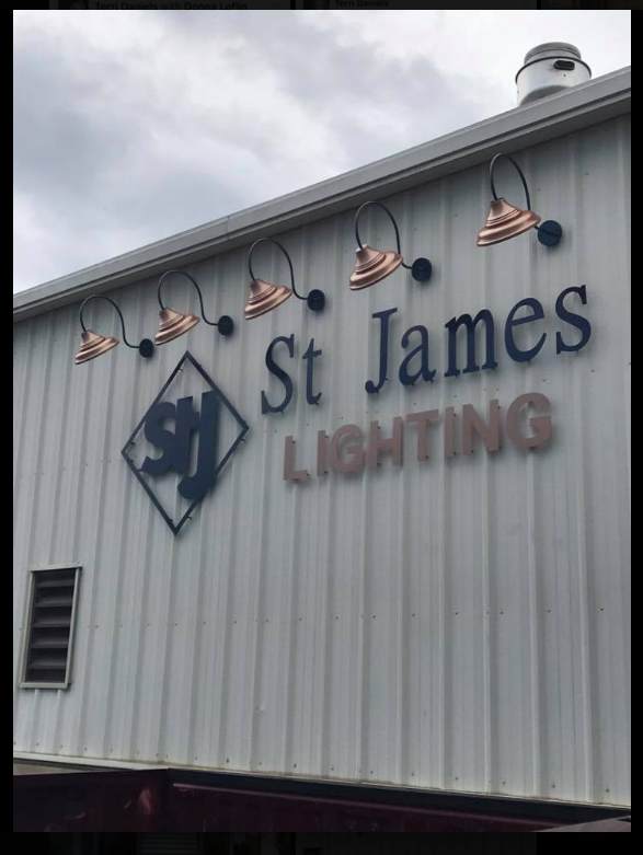 St. James Goose Neck Copper Light