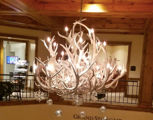 Deer Antler Chandelier Pendant Light