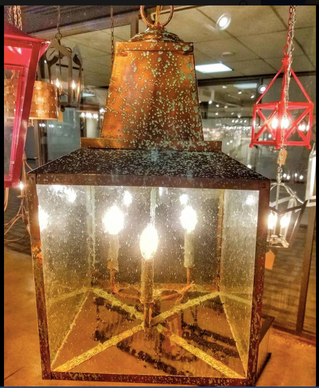 St. James Winnsboro Copper Kitchen Island Lights