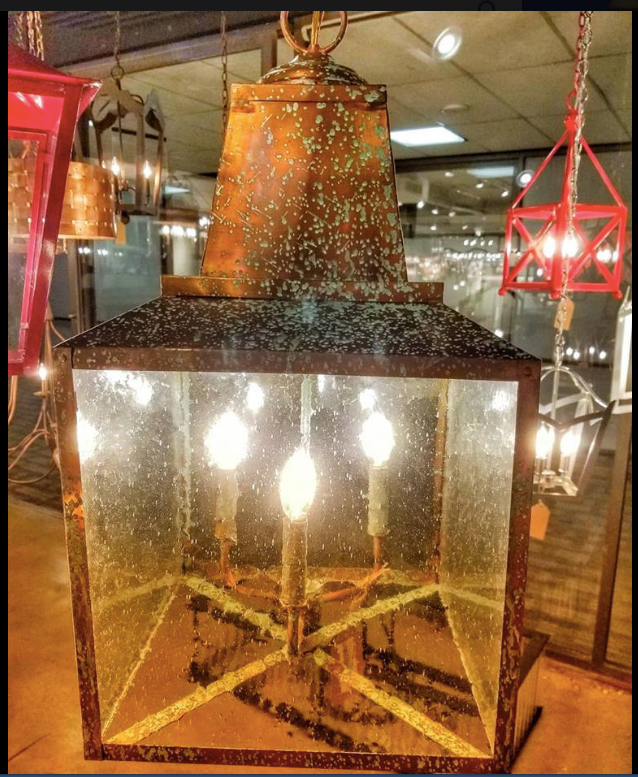 St. James Winnsboro Copper Light