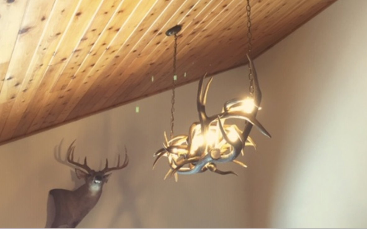 Whiskey River Elk & Deer Antler Chandelier