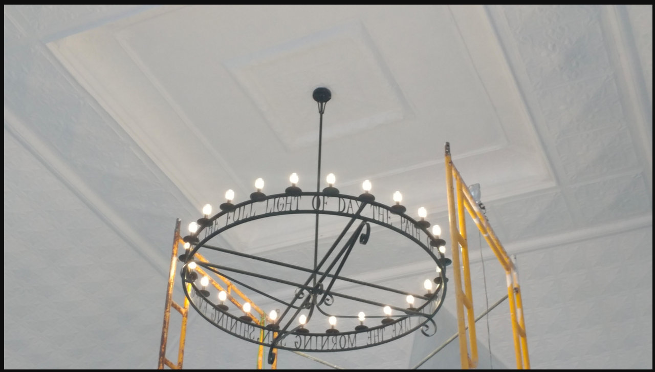 St. James Giovanni Cathedral Steel Chandelier