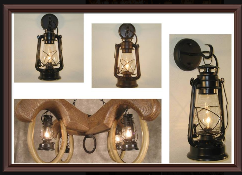 Rustic OX YOKE CHANDELIER