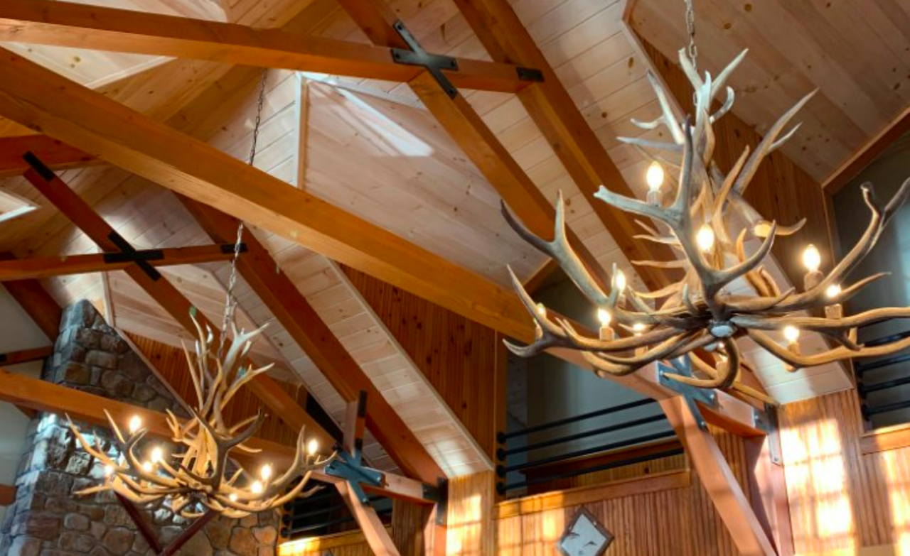Arizona Elk Antler Chandelier, 12 Lights