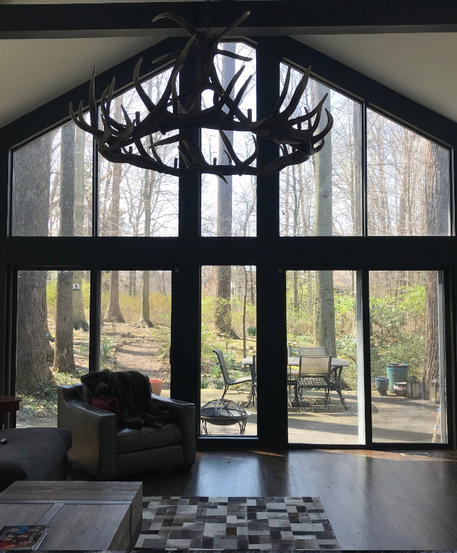 FAUX ANTLER CHANDELIER