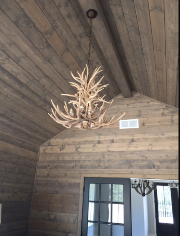 New Mexico Deer Antler Chandelier