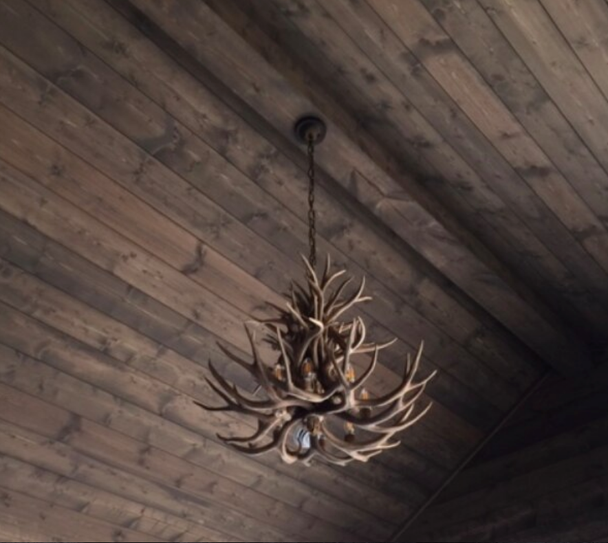 New Mexico Deer Antler Chandelier