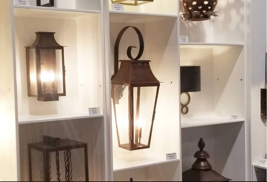 St. James Wood Dale Copper Lantern Pendant Light With Top Curl