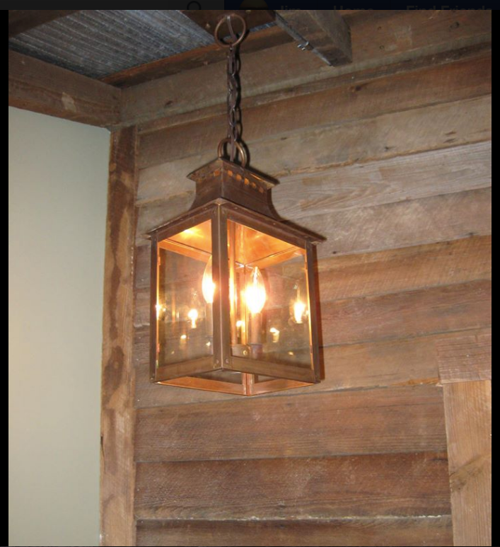 St. James Aspen Copper Pendant Lantern