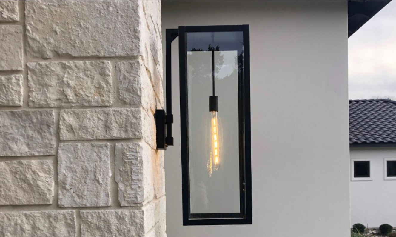 Copper electric lantern
