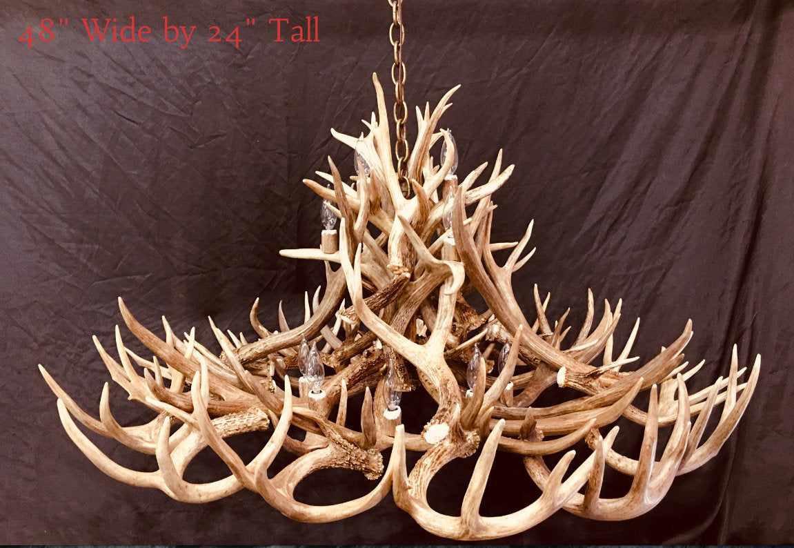 Gold Canyon Deer Antler Chandeliers