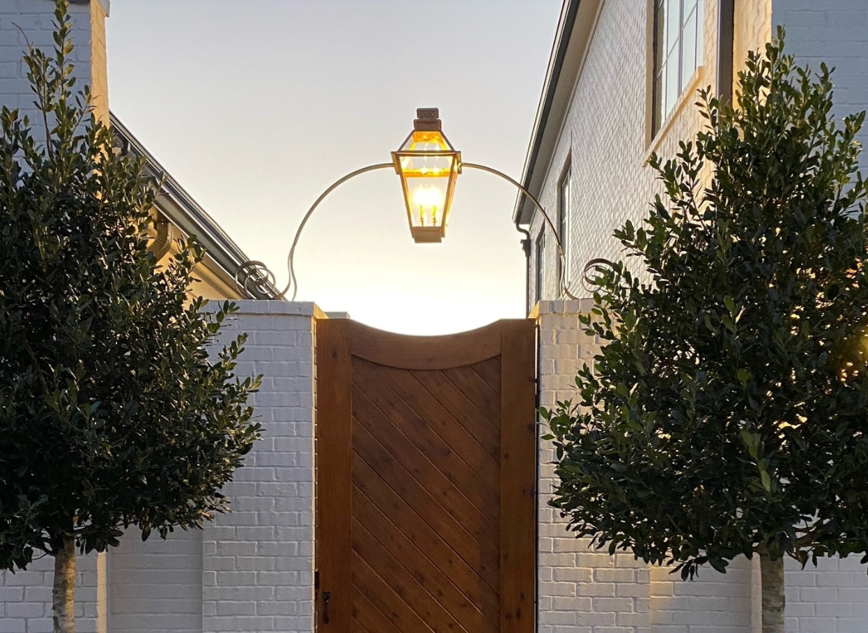 St. James Magnolia Copper Lantern Pendant Light