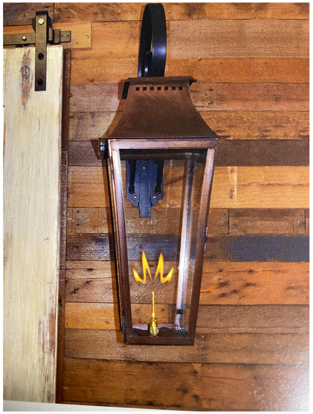 St. James Wood Dale Copper Lantern Pendant Light With Top Curl