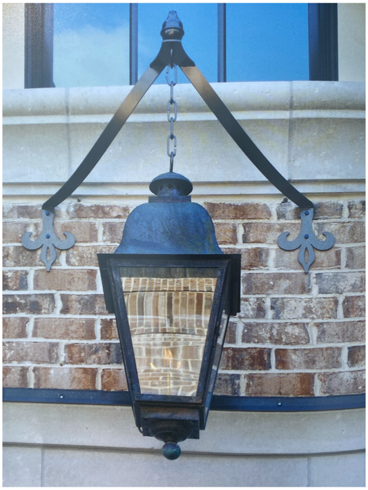 Outdoor Gas Electric Copper Lantern Kitchen Island Pendant Ceiling Light Fixture Chandelier Entryway Patio Light
