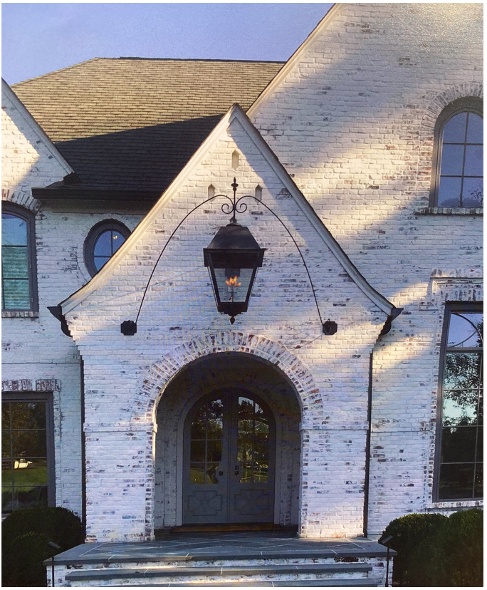 St. James Magnolia Copper Lantern Pendant Light
