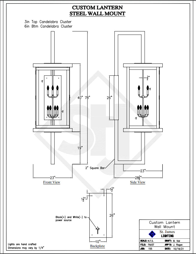 Line Drawings St. James Trinity Lantern