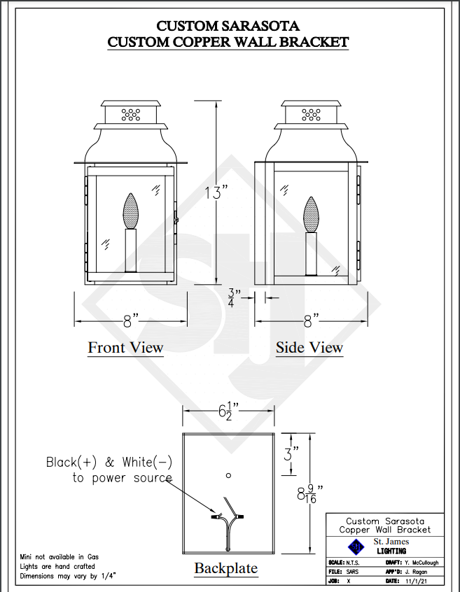 Line Drawings St. James Sarasota Lantern