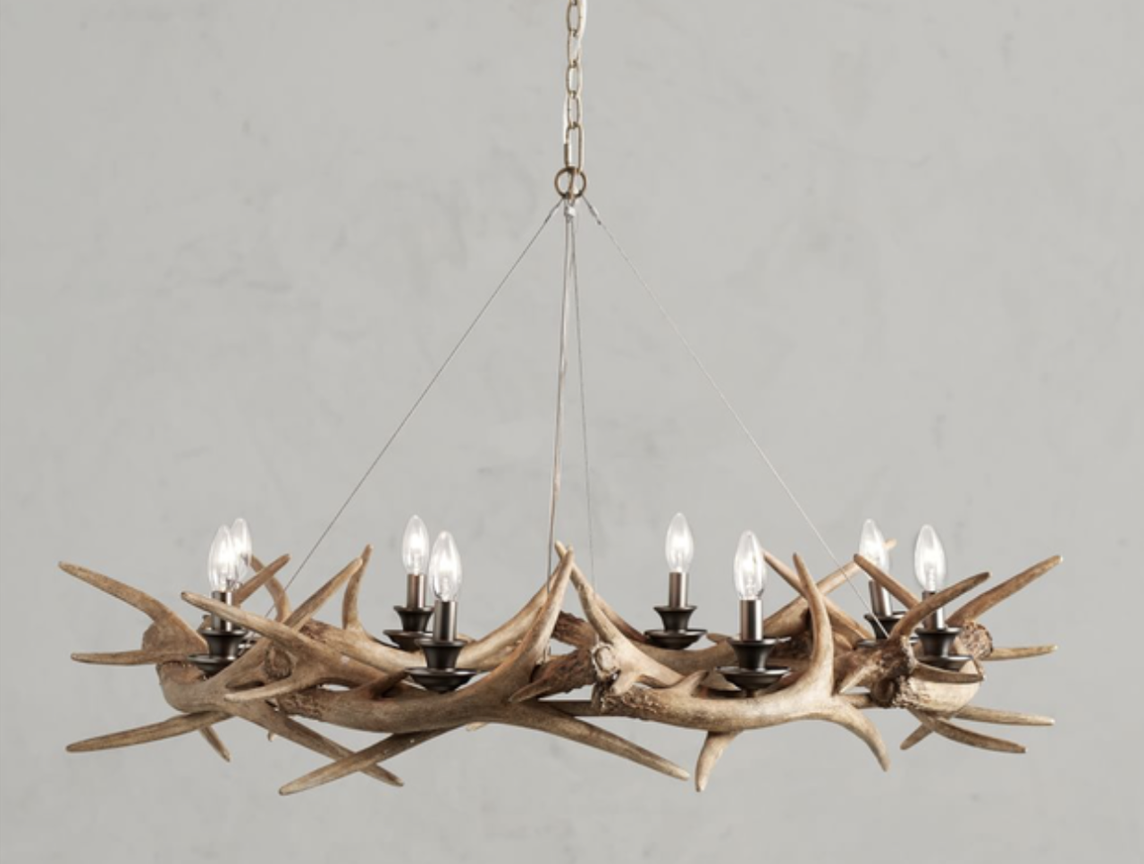Deer Antler chandelier Pendant Light