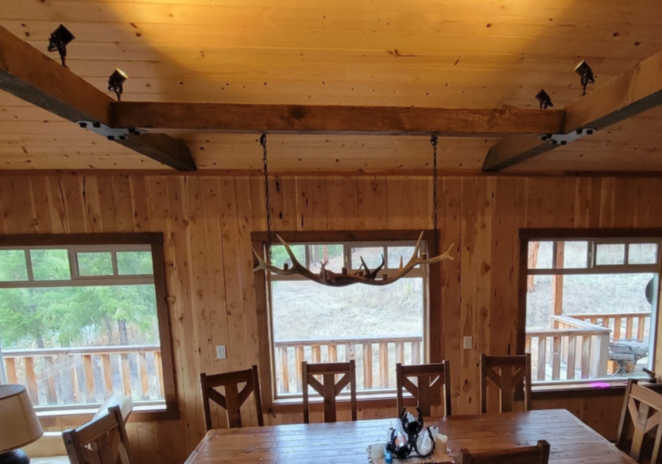 Whiskey River Elk & Deer Antler Chandelier