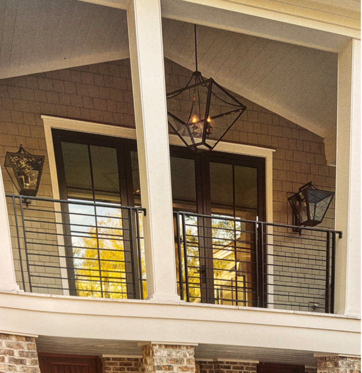 St. James Valletta Steel Lantern Pendant Light Custom Design