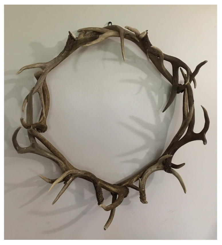 Elk Deer Antler Wreath