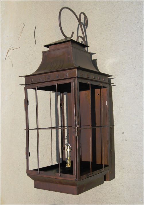 Outdoor Gas Electric Copper Lantern Kitchen Island Pendant Ceiling Light Fixture Chandelier Entryway Patio Light