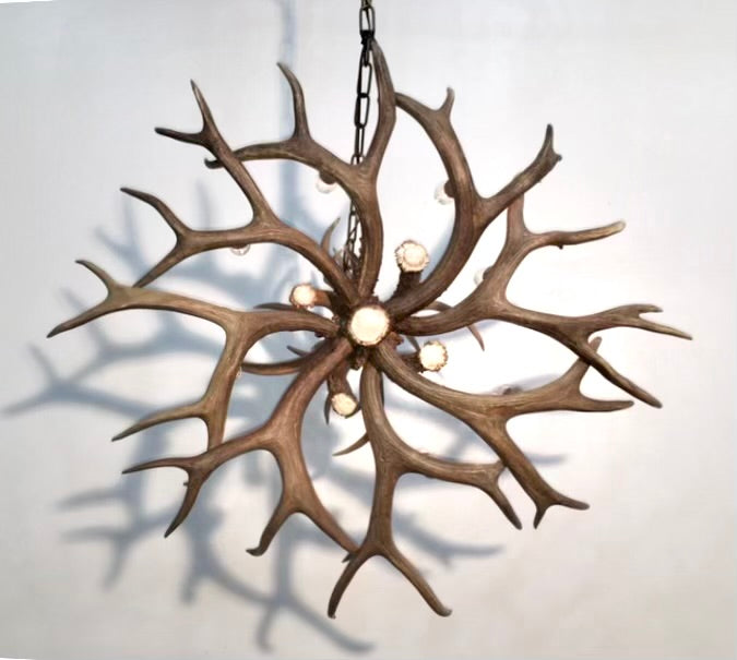 Whitefish Deer Antler Chandelier