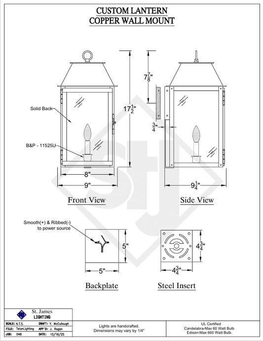 Our Cost $475 10/2025
Quote #5048 KRYSTLE