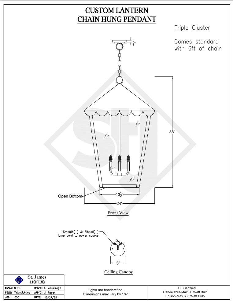 Our cost $1375 Quote #5021MADI
11/2025