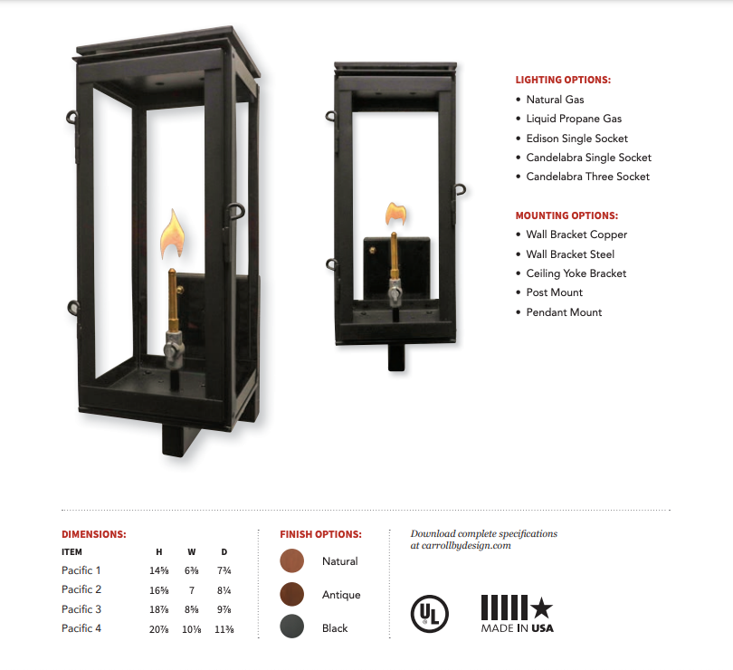 Pacific Copper Lantern