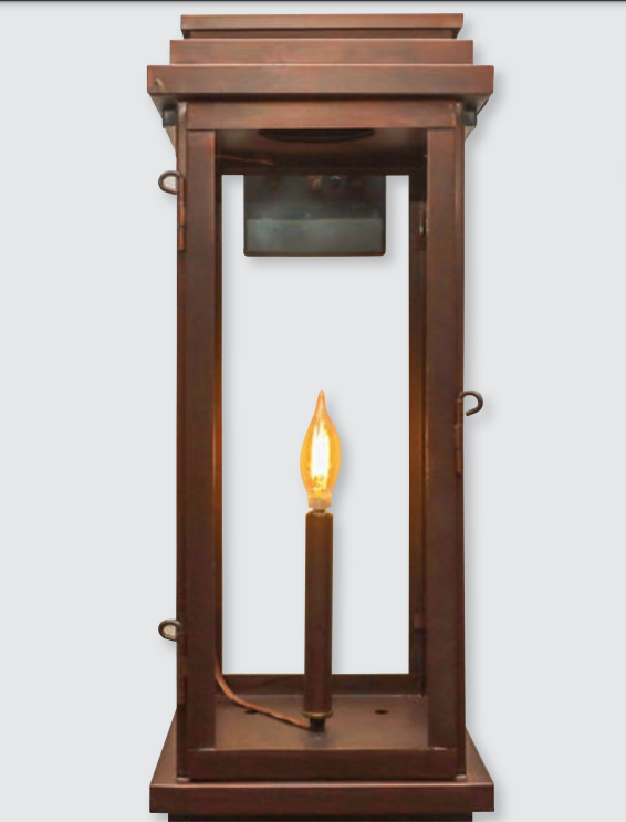 Contemporary Copper Lantern
