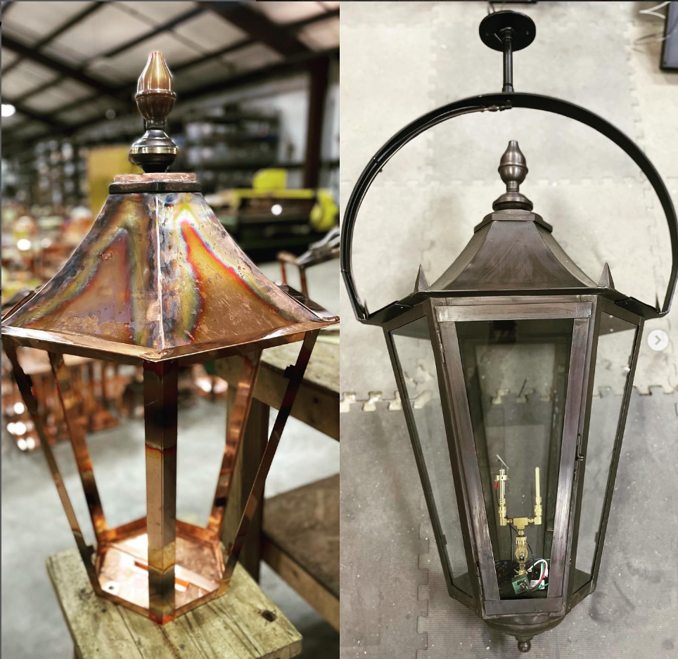 St. James Montenegro Copper Lantern Custom Design