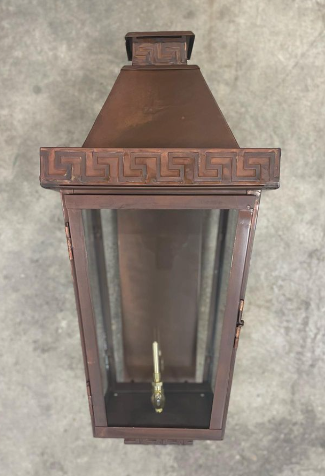 St. James Aztec Copper Lantern