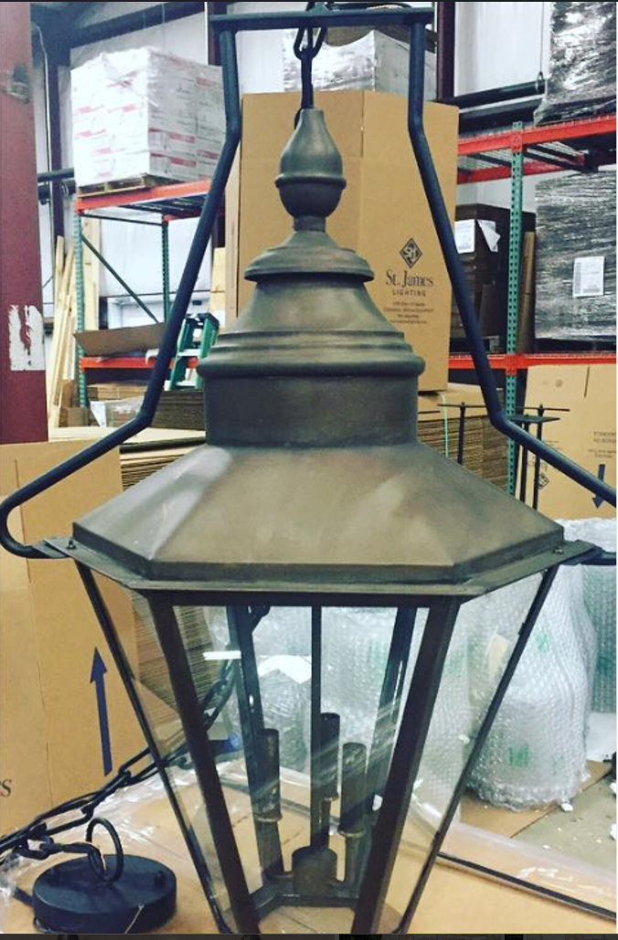 St. James Malaya Copper Lantern