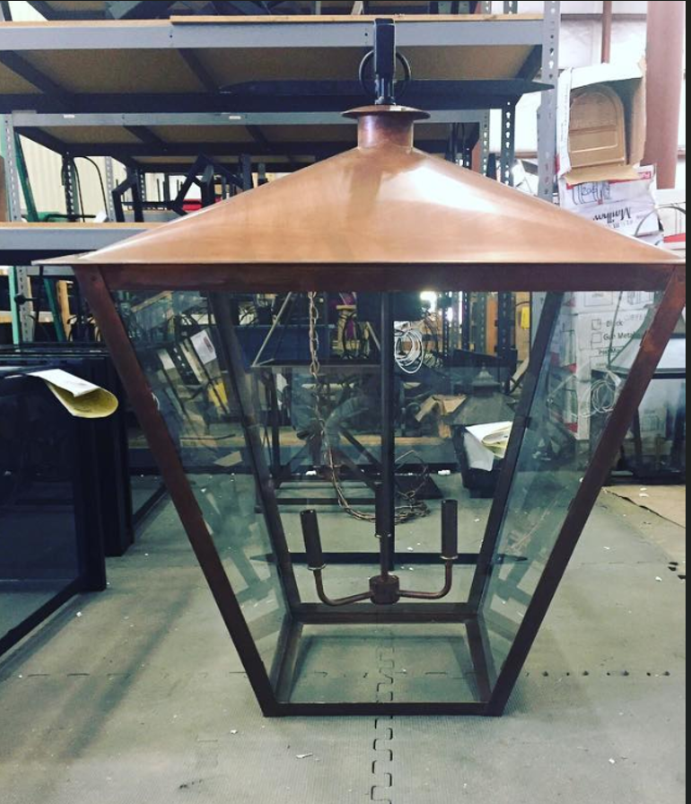 St. James Gallio Copper Lantern