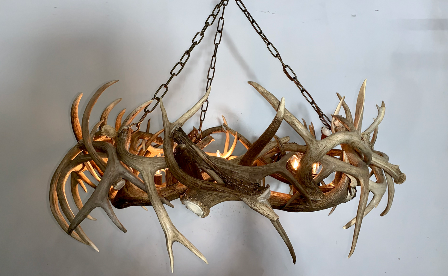 Crown of Thorns Deer Antler Chandelier
