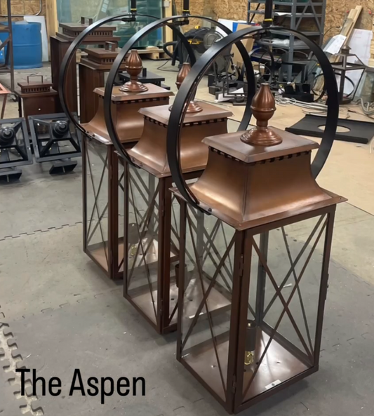 St. James Aspen Copper Lantern