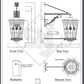 St. James Damascus Copper Lantern