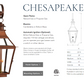 St. James Chesapeake Copper Lantern With Top Curl