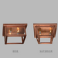 Carroll by Design Copper Ceiling Flush Mount Lights