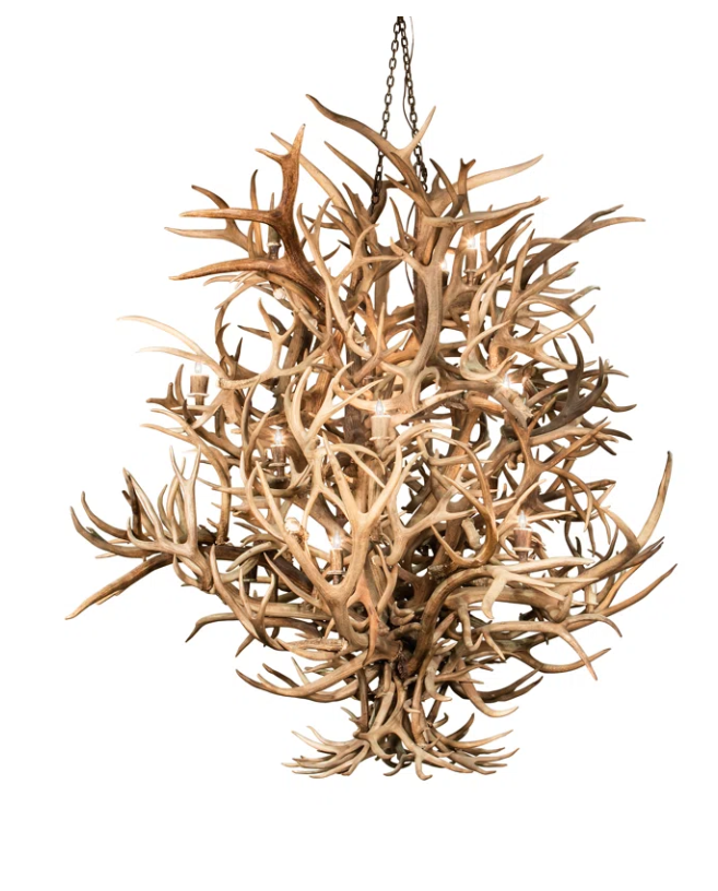 Ron's First Custom Antler Chandelier – TetonLighting™