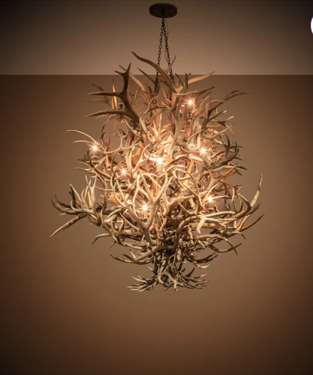 Ron's First Custom Antler Chandelier – TetonLighting™