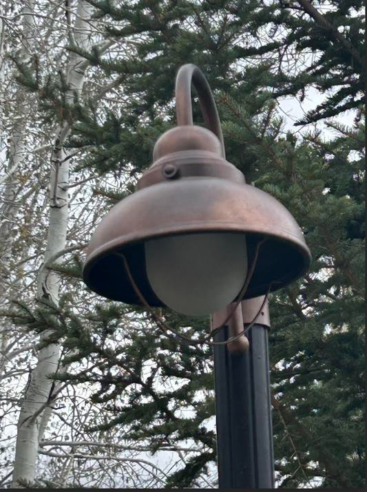 St. James Patagonia Copper Lantern Custom Design